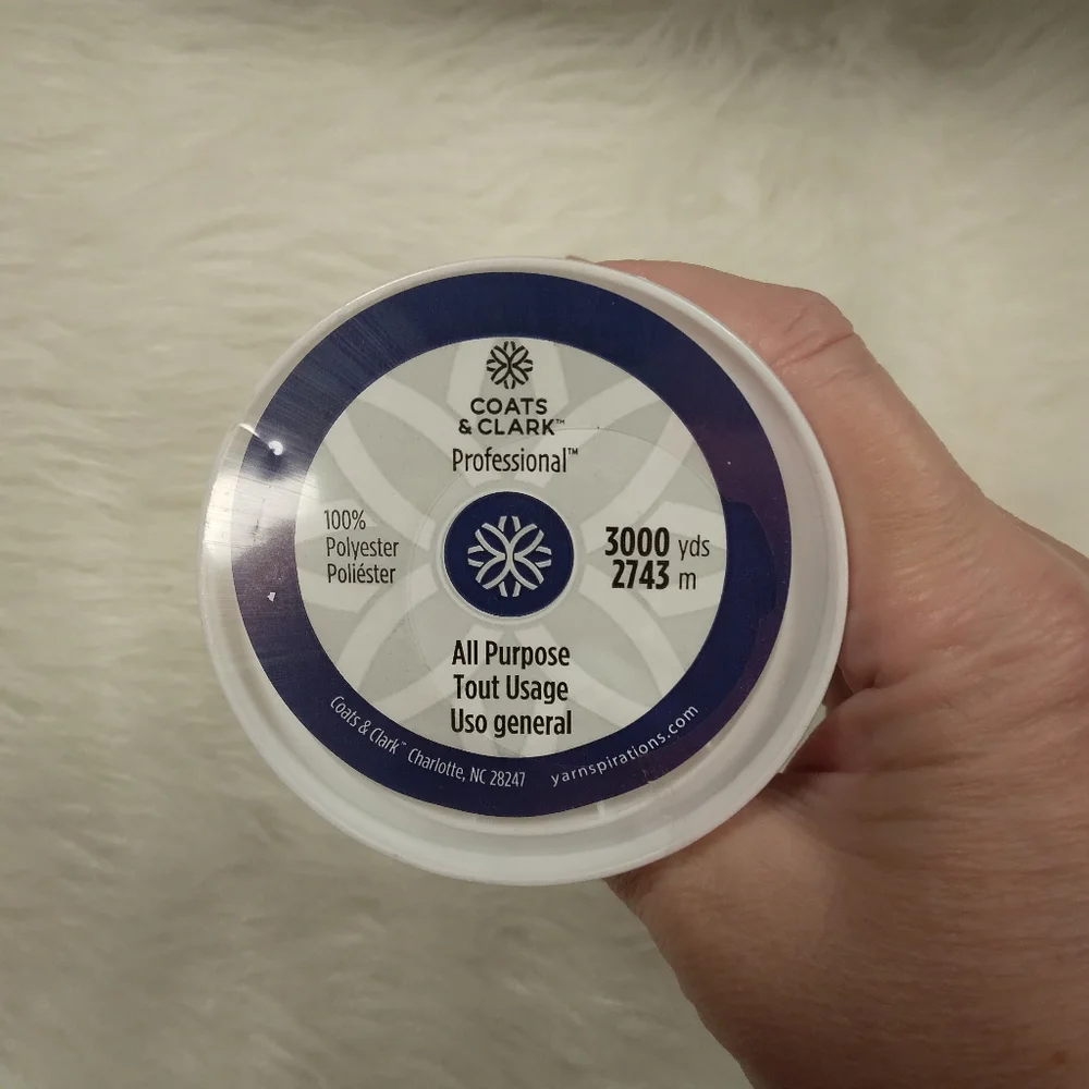 Coats & Clark Professional All Purpose Thread, 3000 Yd Cone